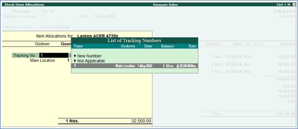 Purchase Order Processing in TallyERP9
